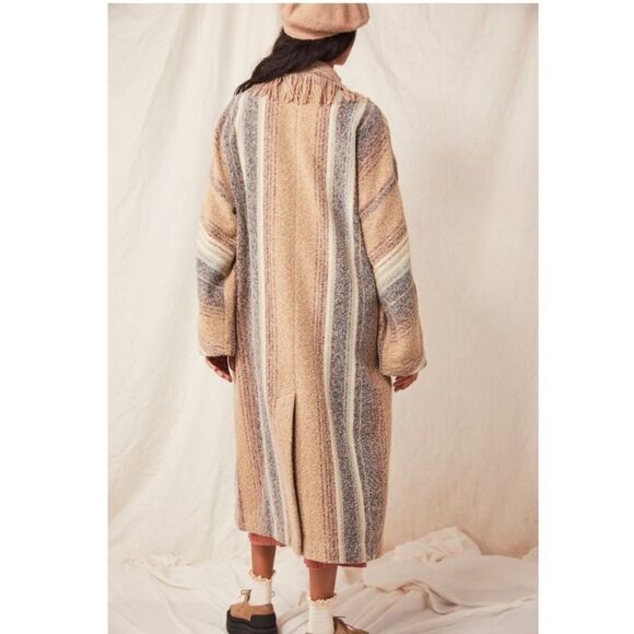 NWTGS WE THE FREE Free People Desert Fringe Coat  / Dreamweaver - Picture 5 of 10